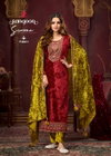 Simran By Rangoon Velvet Surat Kurti With Bottom Dupatta Wholesale Market